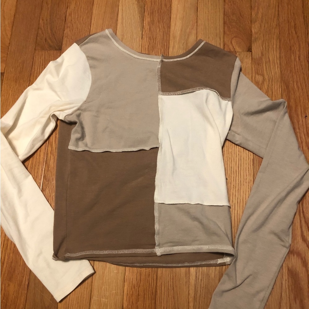 Hollister patchwork top